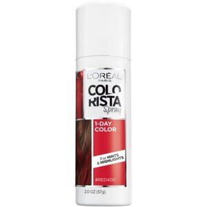 L Oreal Paris Colorista 1 Day Hair Color Spray  400 Red  2 Oz